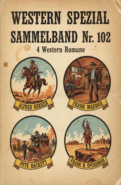 Produktbild: 4 Western Spezial Sammelband Nr. 102 - 4 Western Romane