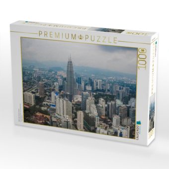 Produktbild: CALVENDO Puzzle Blick &uuml;ber Kuala Lumpur | 1000 Teile Lege-Gr&ouml;&szlig;e 64x48cm Foto-Puzzle f&uuml;r gl&uuml;ckliche Stunden