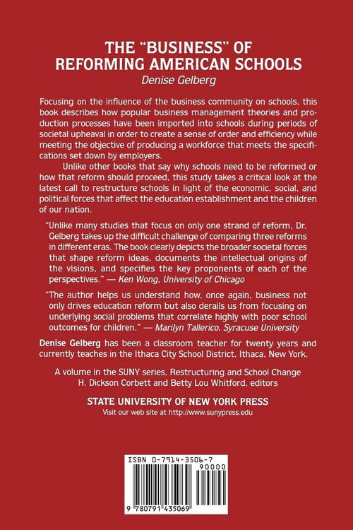 Produktbild: The Business of Reforming American Schools