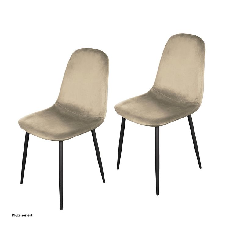 Produktbild: HTI-Living HTI-Living Stuhl Savannah Velvet 2er-Set HTI-Living Stuhl Savannah Velvet 2er-Set