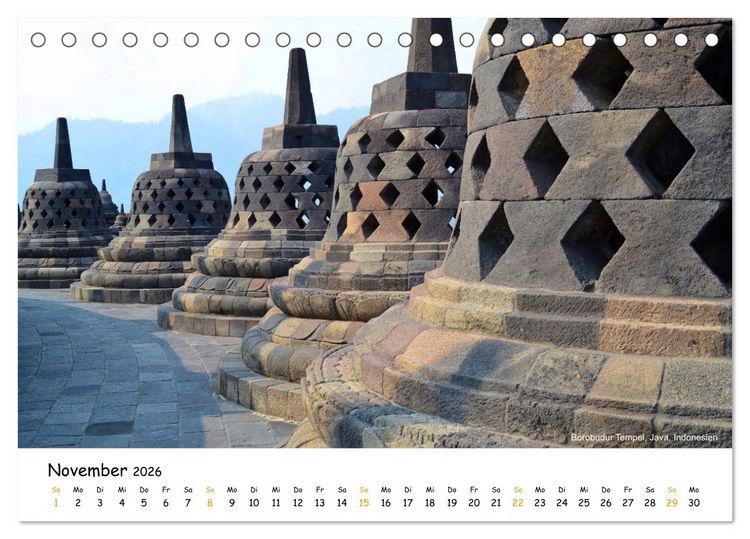 Produktbild: Bezauberndes Asien 2026 (Tischkalender 2026 DIN A5 quer), CALVENDO Monatskalender