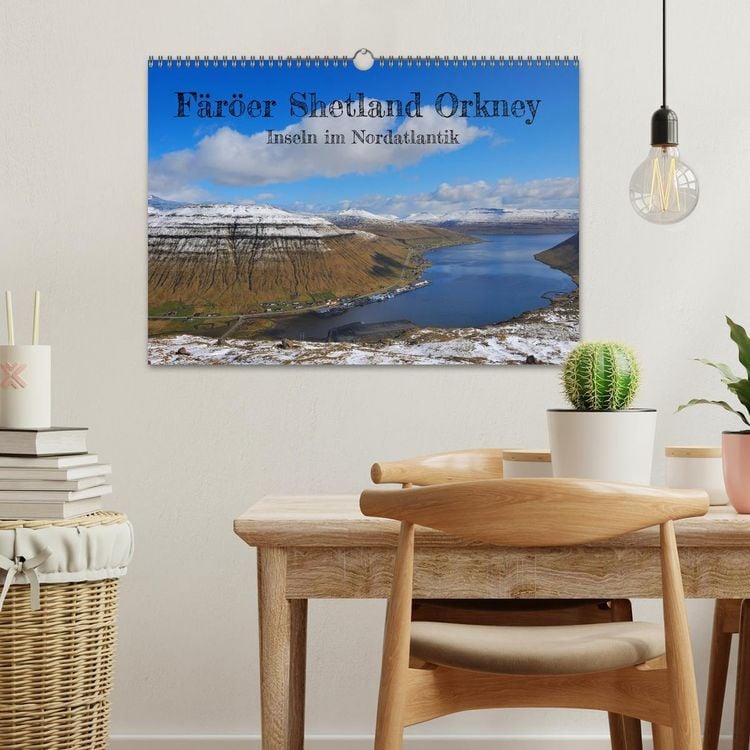 Produktbild: F&auml;r&ouml;er, Shetland, Orkney - Inseln im Nordatlantik (Wandkalender 2026 DIN A3 quer), CALVENDO Monatskalender