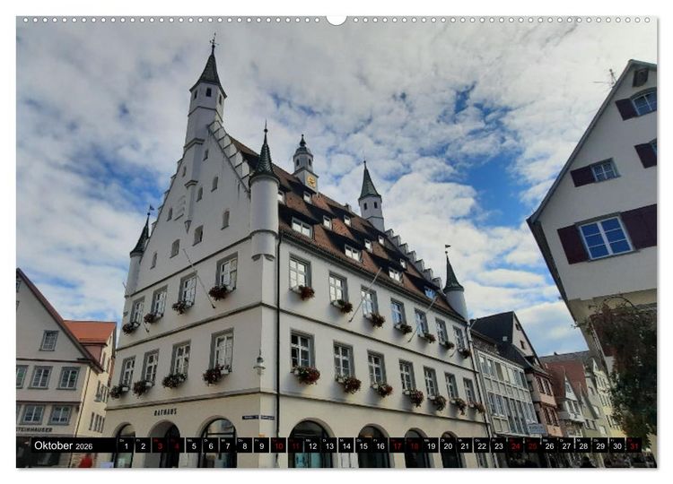 Produktbild: Biberach an der Ri&szlig; (Wandkalender 2026 DIN A2 quer), CALVENDO Monatskalender