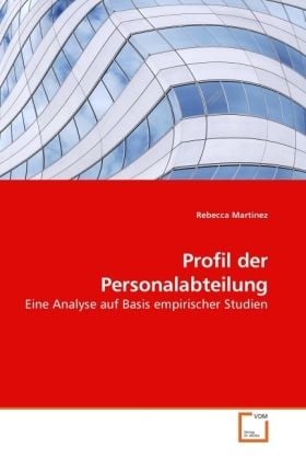 Produktbild: Martinez, R: Profil der Personalabteilung