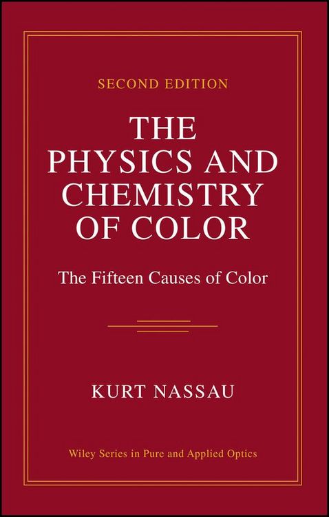 Produktbild: The Physics and Chemistry of Color: The Fifteen Causes of Color