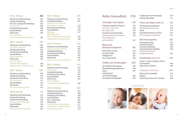 Produktbild: Das große Buch für Babys erstes Jahr