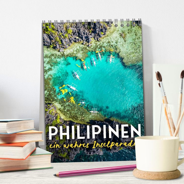 Produktbild: Philippinen - Ein wahres Inselparadies. (Tischkalender 2026 DIN A5 hoch), CALVENDO Monatskalender