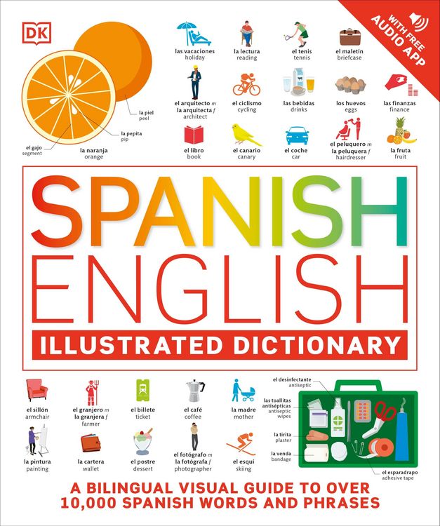 Produktbild: Spanish English Illustrated Dictionary