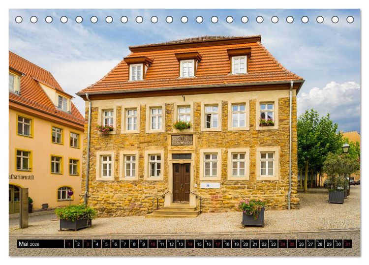 Produktbild: Lutherstadt Eisleben Impressionen (Tischkalender 2026 DIN A5 quer), CALVENDO Monatskalender