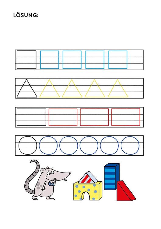 Produktbild: Mein bunter Lernspielblock &ndash; Vorschule: Vergleichen, Kombinieren, R&auml;tseln