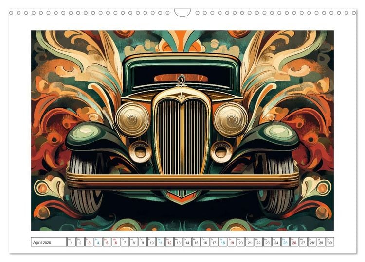 Produktbild: Eleganz auf R&auml;dern (Wandkalender 2026 DIN A3 quer), CALVENDO Monatskalender