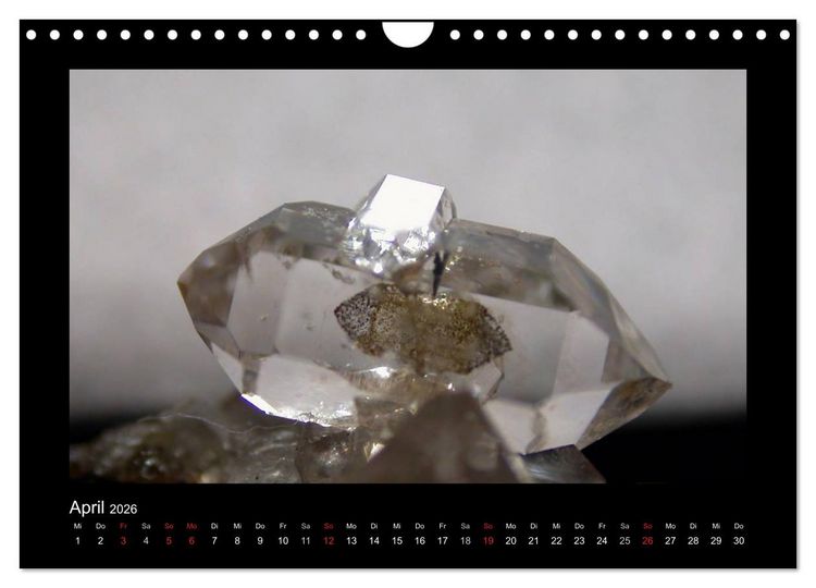 Produktbild: Mineralien aus dem Sauerland (Wandkalender 2026 DIN A4 quer), CALVENDO Monatskalender