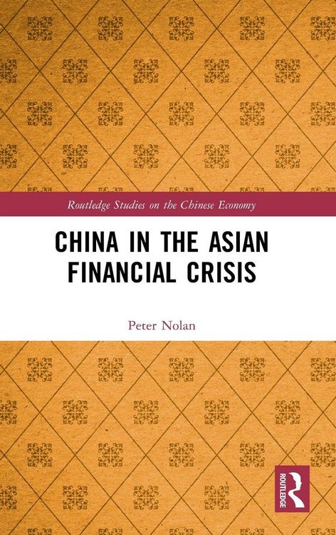Produktbild: China in the Asian Financial Crisis
