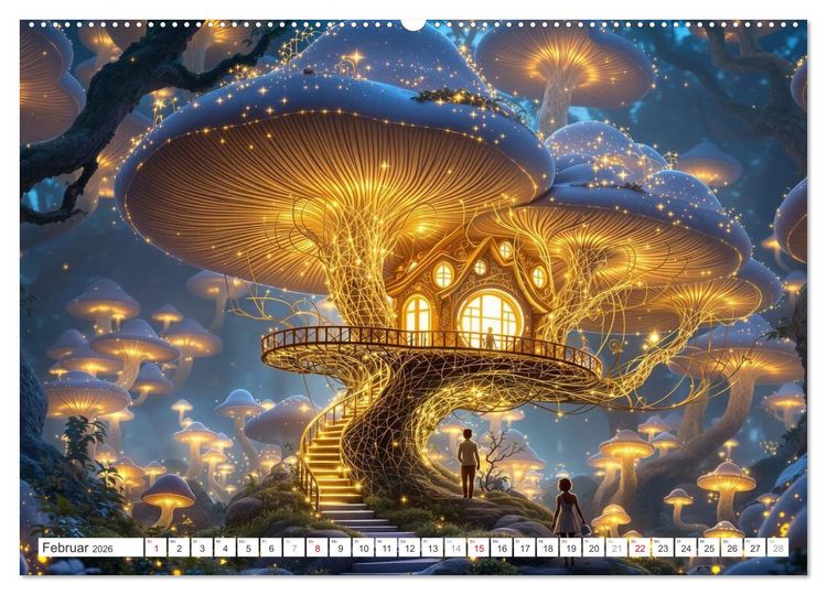Produktbild: Futuristisches Landleben (Wandkalender 2026 DIN A2 quer), CALVENDO Monatskalender