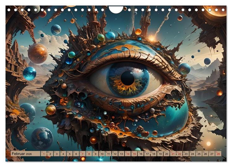 Produktbild: Magische Augen (Wandkalender 2026 DIN A4 quer), CALVENDO Monatskalender