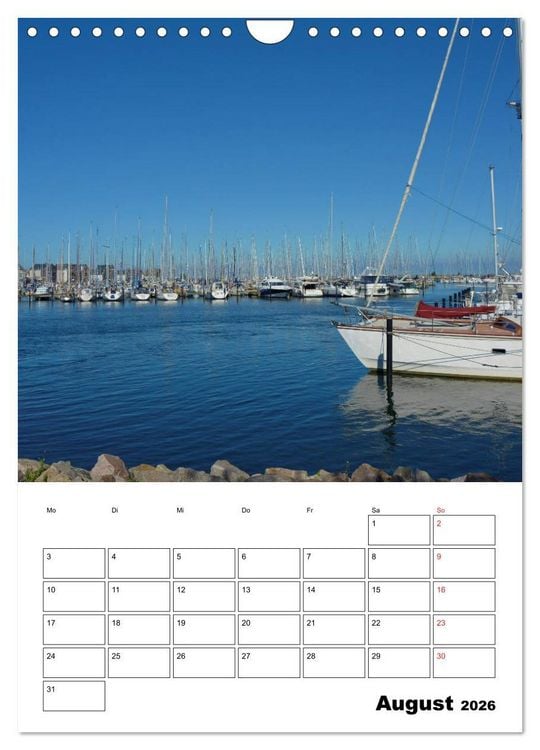 Produktbild: Marina Heiligenhafen (Wandkalender 2026 DIN A4 hoch), CALVENDO Monatskalender