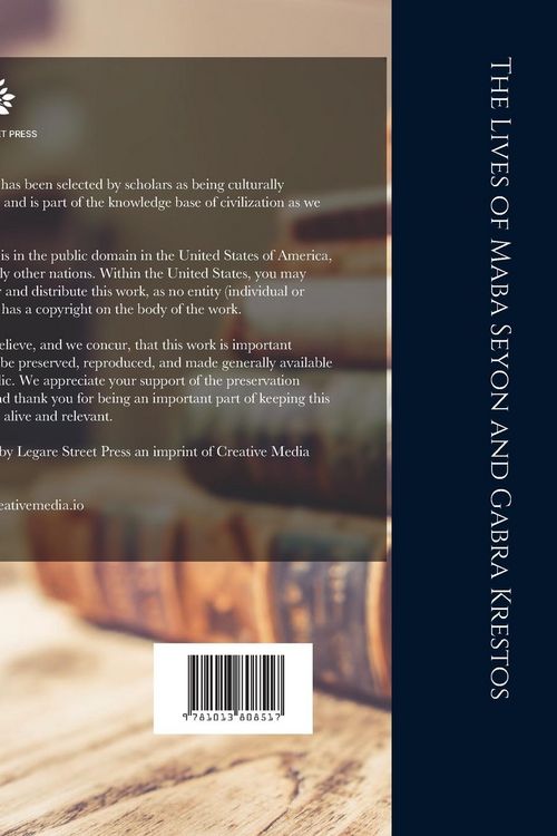 Produktbild: The Lives of Maba Seyon and Gabra Krestos: the Ethiopic Texts