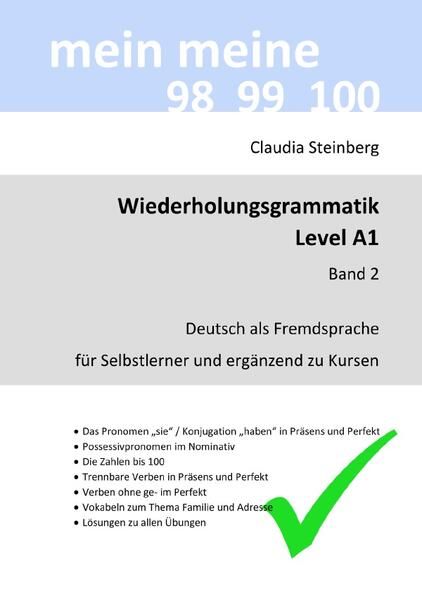 Produktbild: DaF - Wiederholungsgrammatik / DaF - Wiederholungsgrammatik A1 - Band 2