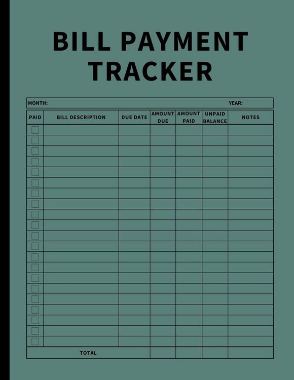 Produktbild: Bill Payment Tracker