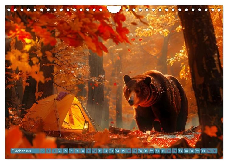 Produktbild: Camping Extreme (Wandkalender 2027 DIN A4 quer), CALVENDO Monatskalender