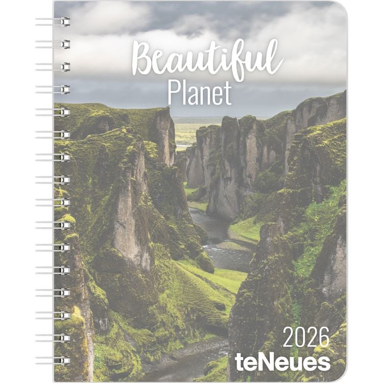 Produktbild: Beautiful Planet 2026 - Buchkalender - Taschenkalender - Fotokalender - 16,5x21,6