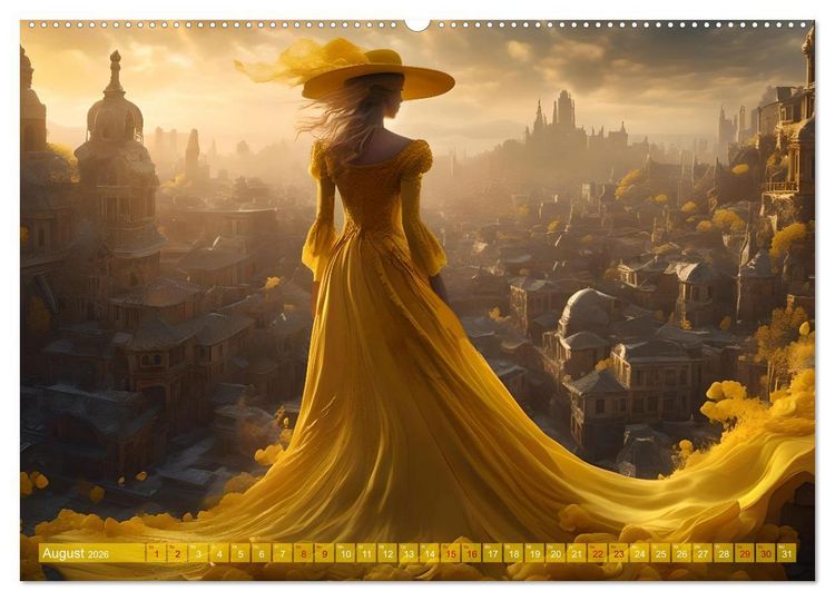 Produktbild: Elegante Momente - Frauen in harmonischer Umgebung (Wandkalender 2026 DIN A2 quer), CALVENDO Monatskalender