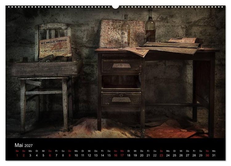 Produktbild: Geheimnisvolle Orte - Lost Places (Wandkalender 2027 DIN A2 quer), CALVENDO Monatskalender