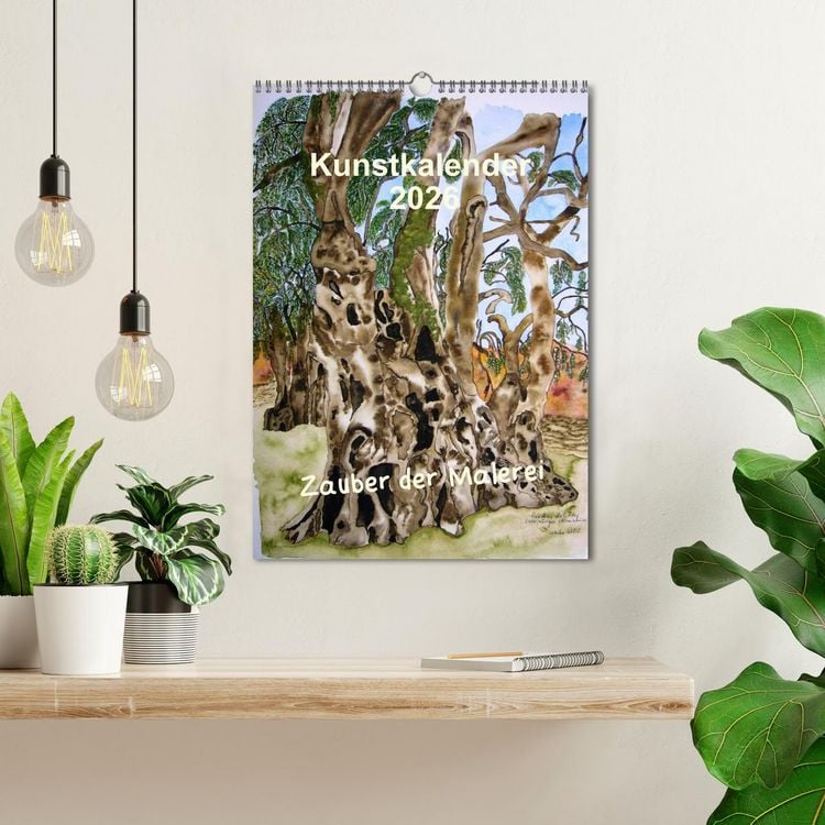 Produktbild: Kunstkalender 2026 - Zauber der Malerei (Wandkalender 2026 DIN A3 hoch), CALVENDO Monatskalender