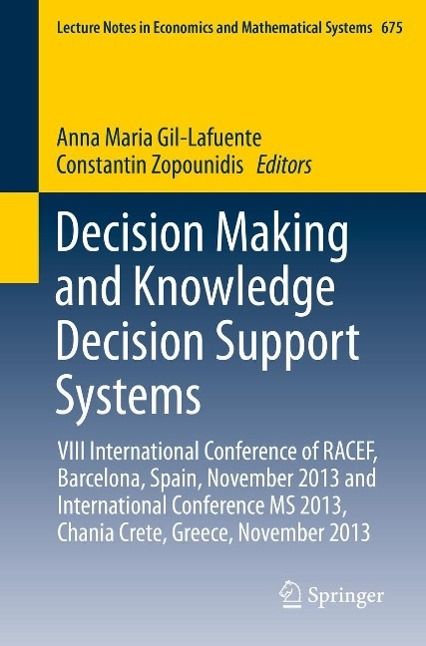 Produktbild: Decision Making and Knowledge Decision Support Systems