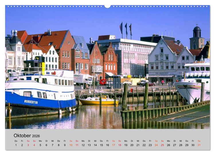 Produktbild: Schleswig-Holstein, Urlaubsland zwischen Nord- und Ostsee (Wandkalender 2026 DIN A2 quer), CALVENDO Monatskalender