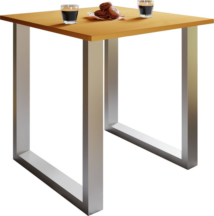 Produktbild: Premium Holz Esstisch K&uuml;chentisch Xona U 80x50