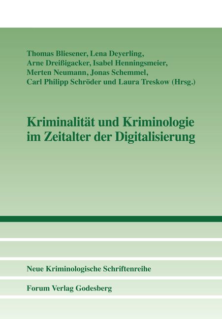 Produktbild: Kriminalit&auml;t und Kriminologie im Zeitalter der Digitalisierung