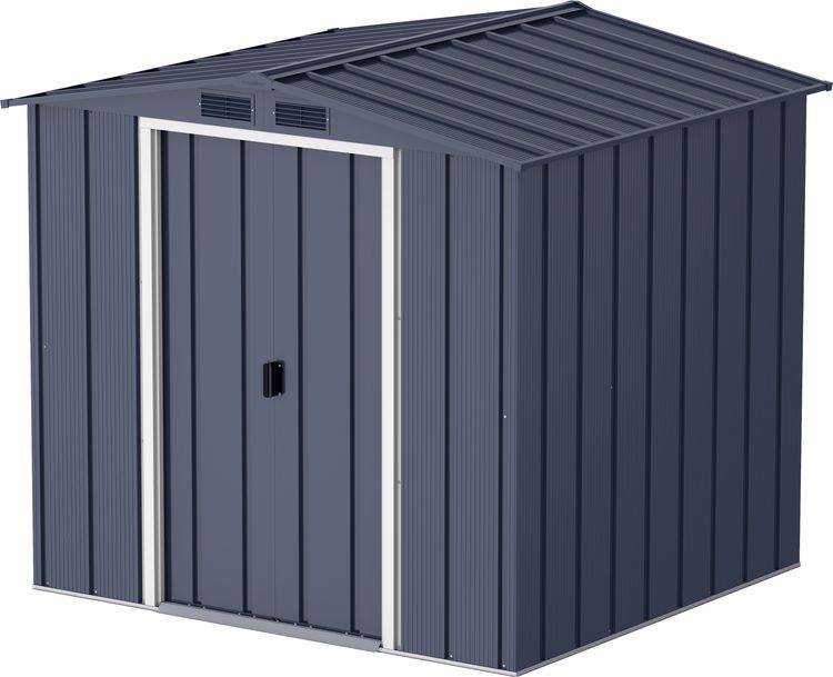 Produktbild: Metall Ger&auml;tehaus 202x174 Gartenhaus Schiebet&uuml;ren