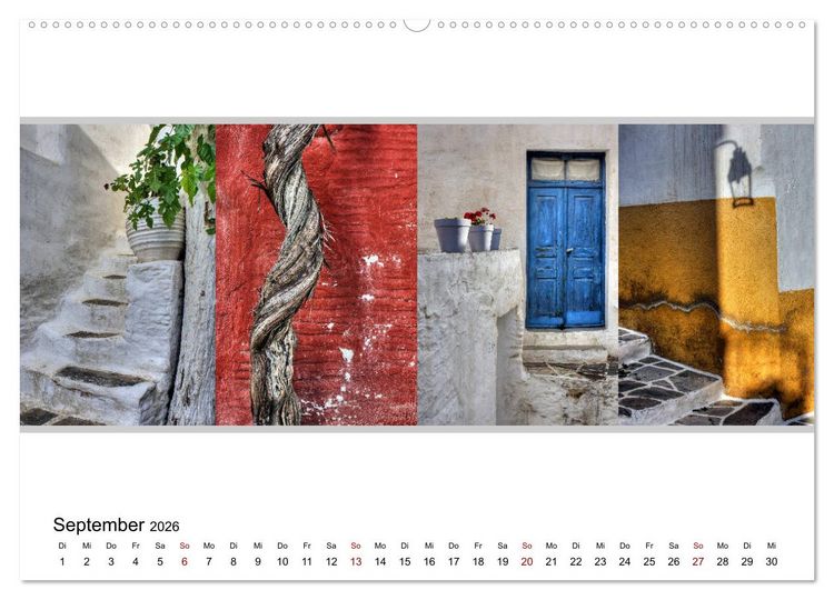 Produktbild: KYKLADEN Dem Licht ganz nah (Wandkalender 2026 DIN A2 quer), CALVENDO Monatskalender