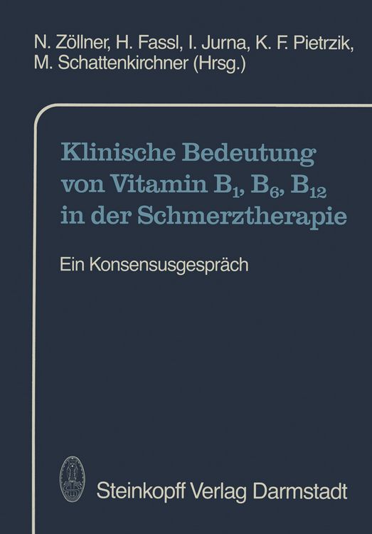 Produktbild: Klinische Bedeutung von Vitamin B1, B6, B12 in der Schmerztherapie