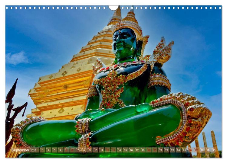 Produktbild: Buddha - Die Kraft des L&auml;chelns (Ralf Kretschmer) (Wandkalender 2026 DIN A3 quer), CALVENDO Monatskalender
