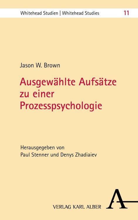 Produktbild: Ausgew&auml;hlte Aufs&auml;tze zu einer Prozesspsychologie