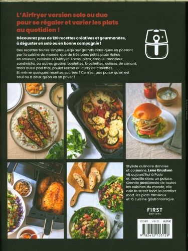 Produktbild: Airfryer solo-duo : frire et r&ocirc;tir avec peu d'huile
