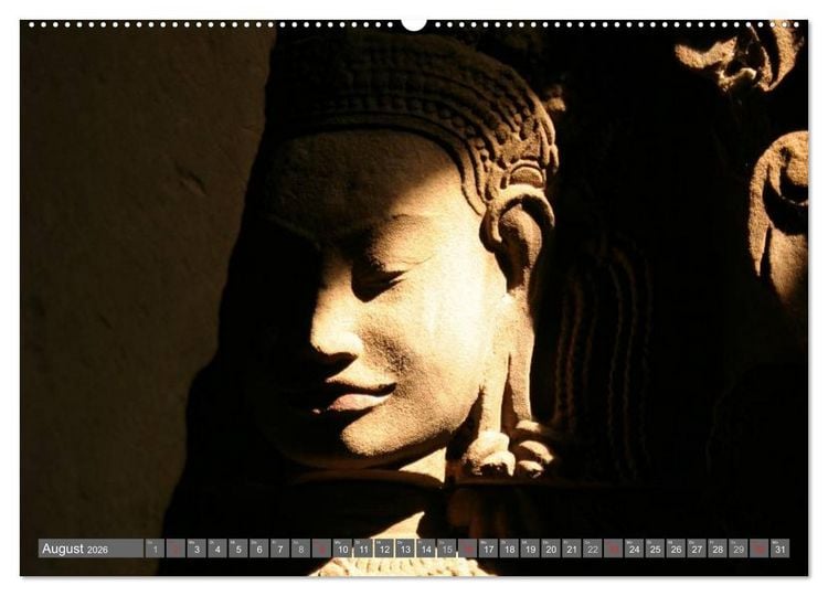 Produktbild: Kambodscha &bull; Angkor Wat (hochwertiger Premium Wandkalender 2026 DIN A2 quer), Kunstdruck in Hochglanz