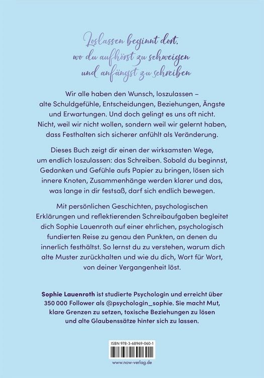 Produktbild: F&uuml;hl es, schreib es, lass es los