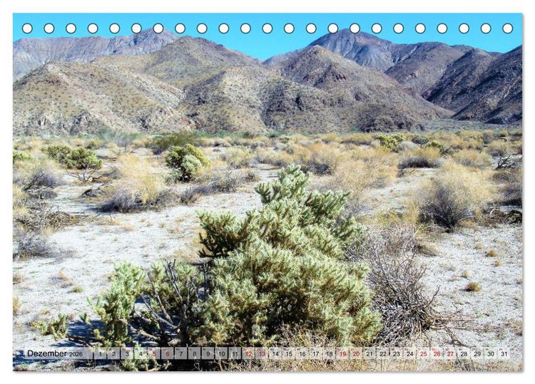 Produktbild: Palm Springs und Umgebung (Tischkalender 2026 DIN A5 quer), CALVENDO Monatskalender
