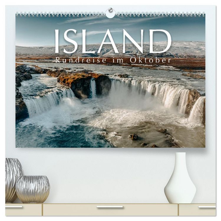 Produktbild: Island - Rundreise im Oktober (hochwertiger Premium Wandkalender 2026 DIN A2 quer), Kunstdruck in Hochglanz