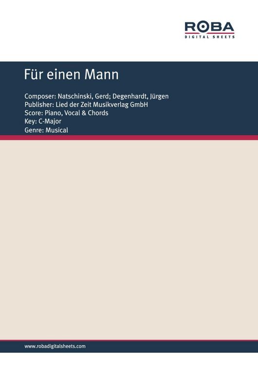 Produktbild: F&uuml;r einen Mann