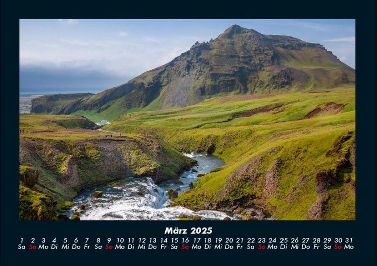 Produktbild: Landschaftskalender 2025 Fotokalender DIN A4