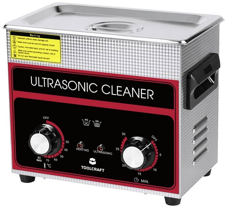 Produktbild: TOOLCRAFT USC-320 Ultraschallreiniger Schmuck, B&uuml;robedarf, Werkstatt 280 W 3.2 l mit Heizung, mit Reinigungskorb