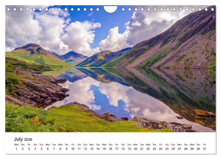 Produktbild: Lake District Secrets (Wall Calendar 2026 DIN A4 landscape), CALVENDO 12 Month Wall Calendar