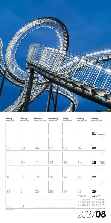 Produktbild: Die Farbe Blau Kalender 2027 - 30x30 - Art12