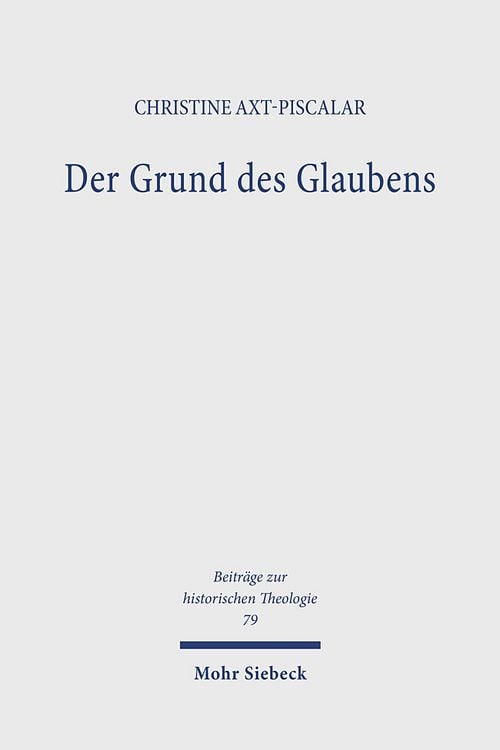 Produktbild: Der Grund des Glaubens
