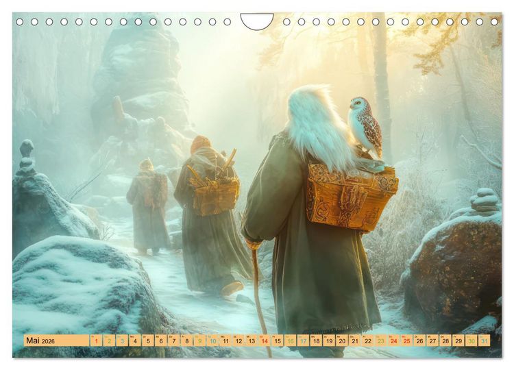 Produktbild: Mystik - Wo das Wundervolle beginnt (Wandkalender 2026 DIN A4 quer), CALVENDO Monatskalender