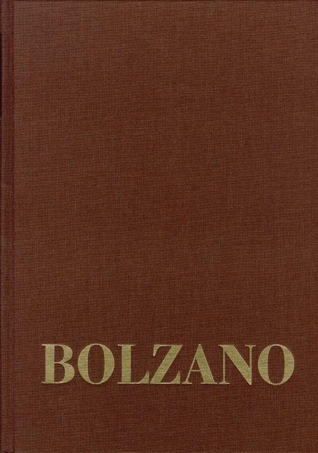 Produktbild: Bernard Bolzano Gesamtausgabe / Reihe III: Briefwechsel. Band 2,1: Briefwechsel mit Michael Josef Fesl. 1815-1827